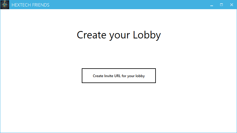 Create Lobby Screen