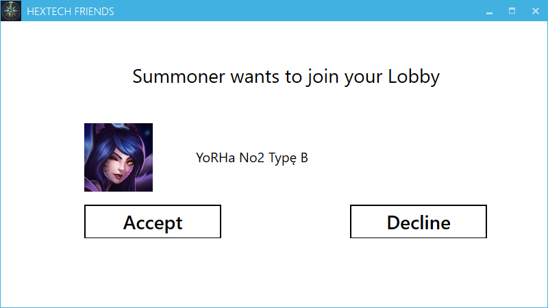 Summoner wants to join